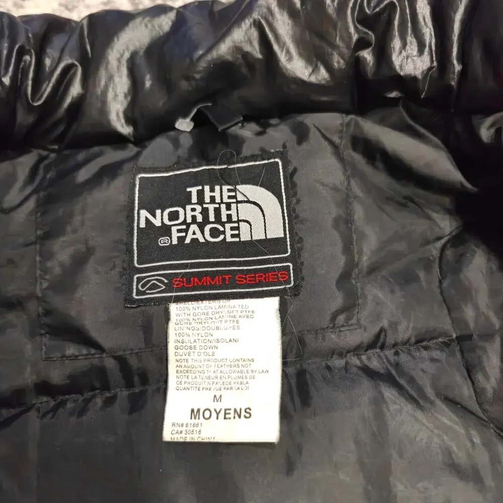 Vintage The North Face Summit Series 900 LTD Down Jacket Black Medium Shiny